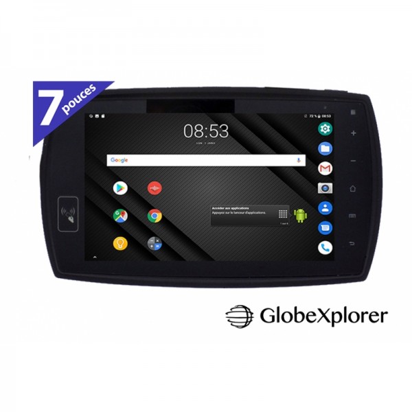 Tablette tactile étanche et antichocs GPS GLOBE X7 Pack Navigation SSV